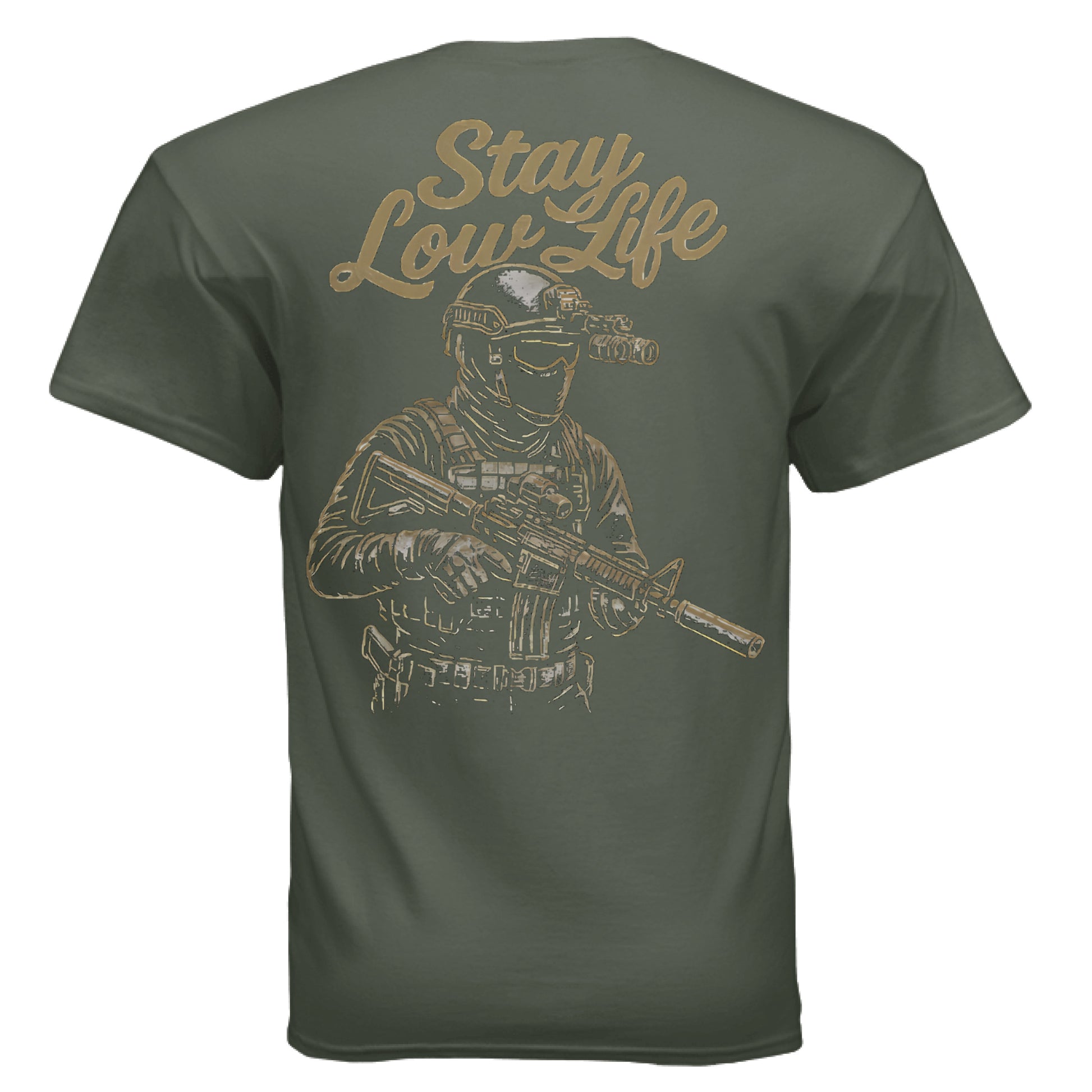 MILITARY GREEN - BACK