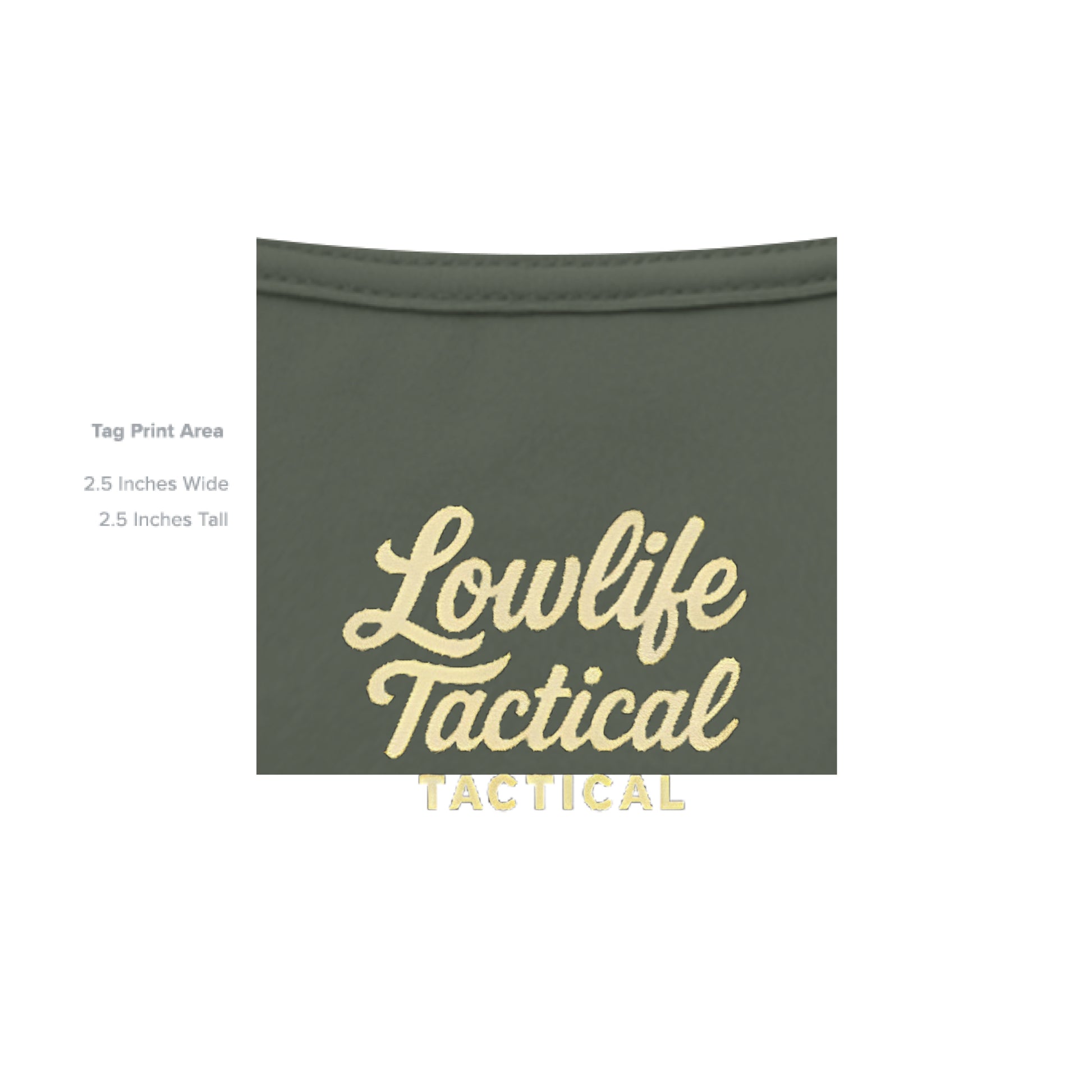 MILITARY GREEN - INSIDE_TAG_LINE